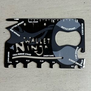 Original Pocket Wallet Ninja Multi-Tool 18 In 1 Credit Card -Multi Purpose Tool